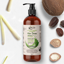Load image into Gallery viewer, Lemongrass Hair Serum with Argan and Coconut Oil 500ml